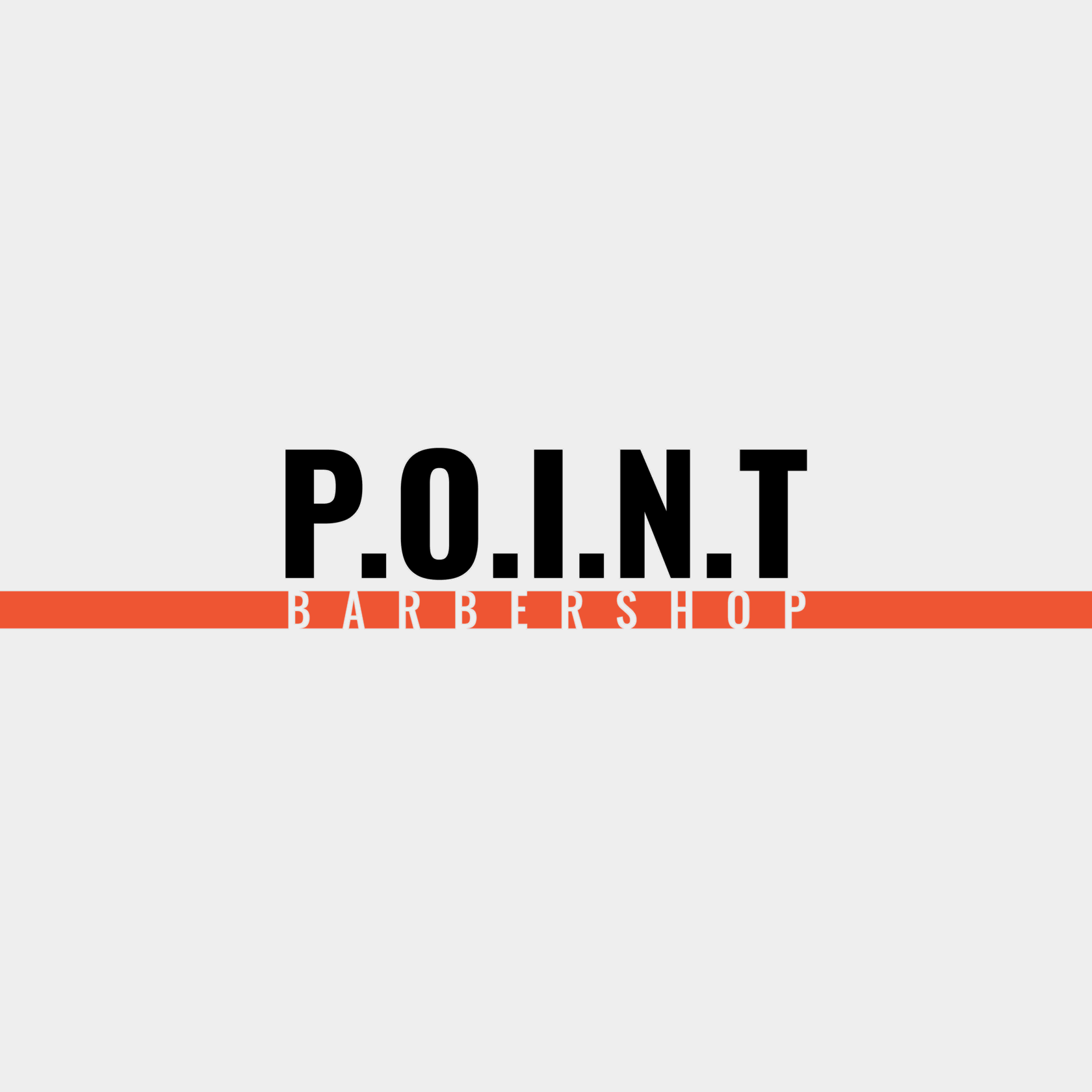 Логотип P.O.I.N.T Barbershop